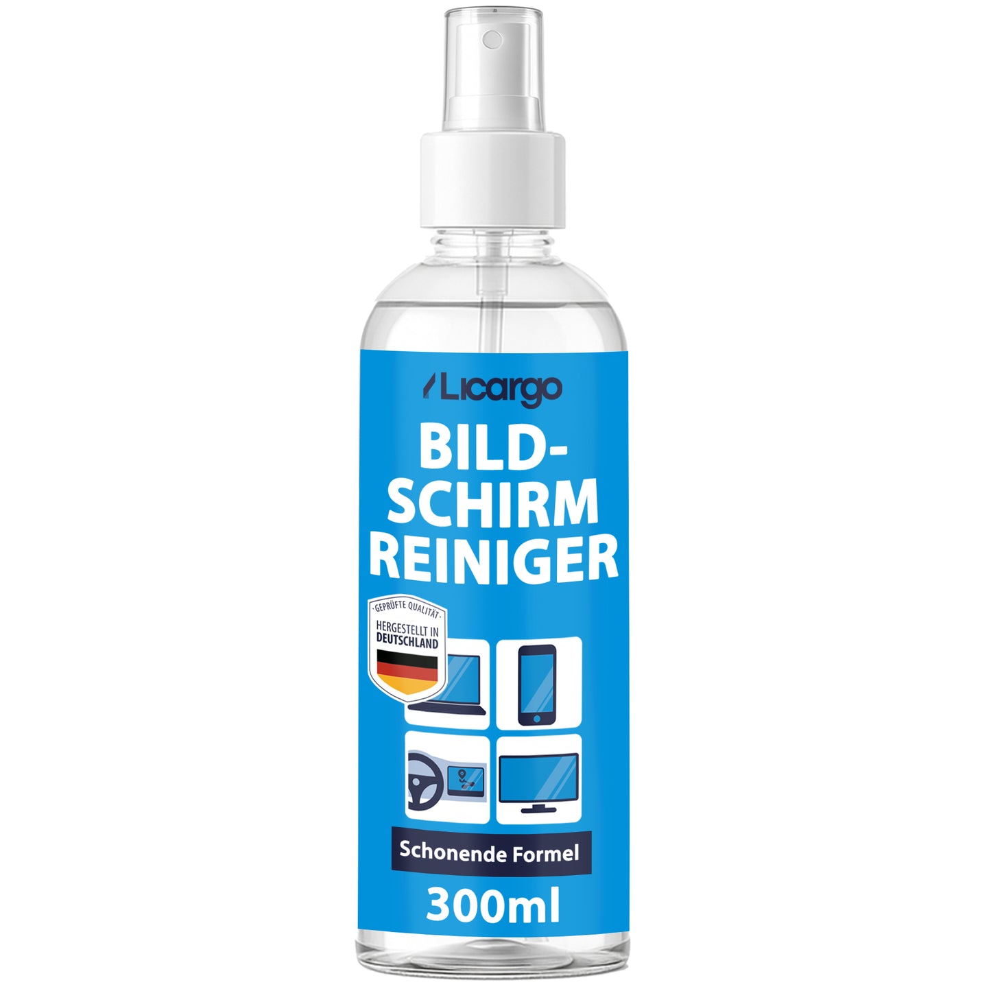 Klarheit leicht gemacht=>Ein Sprühstoß, ein Wisch – und Dein Display erstrahlt wie neu. Mit unserem Bildschirmreiniger verbindest Du einfache Anwendung mit spürbarer Qualität und sicherer Pflege.