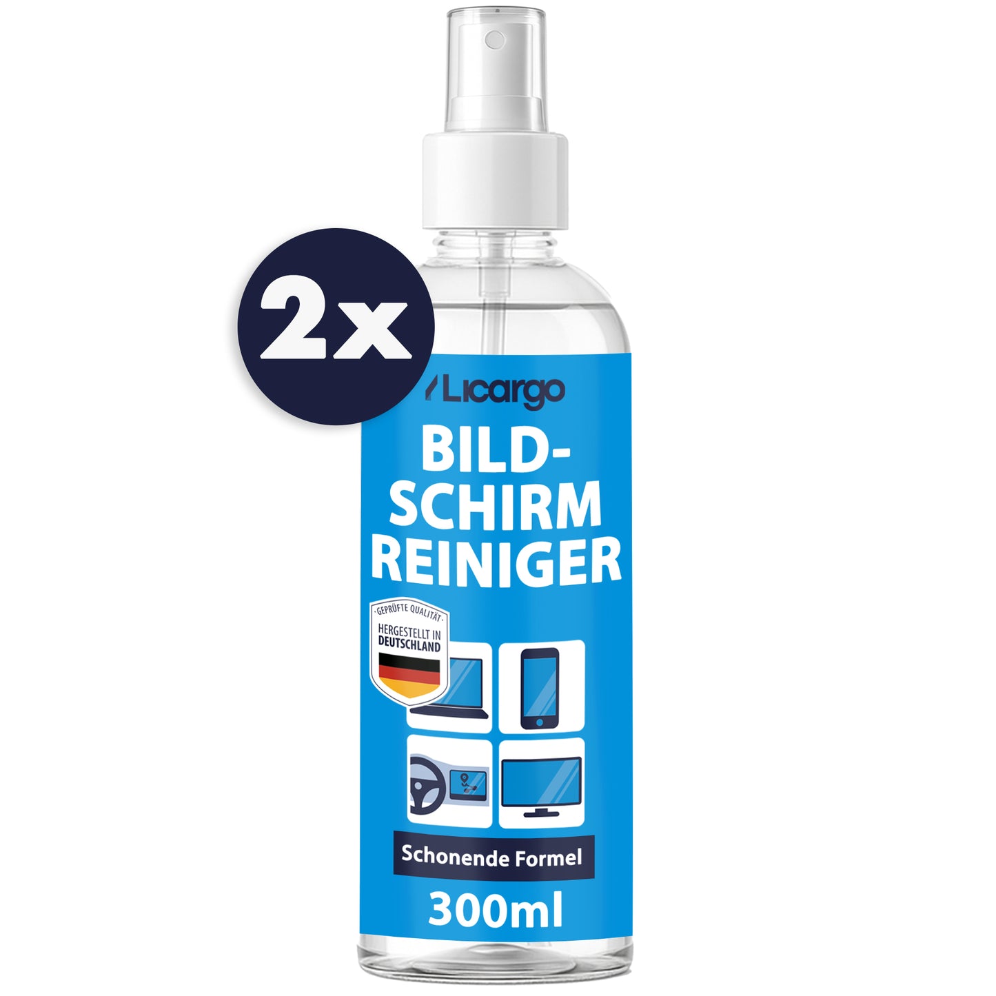 Klarheit leicht gemacht=>Ein Sprühstoß, ein Wisch – und Dein Display erstrahlt wie neu. Mit unserem Bildschirmreiniger verbindest Du einfache Anwendung mit spürbarer Qualität und sicherer Pflege.