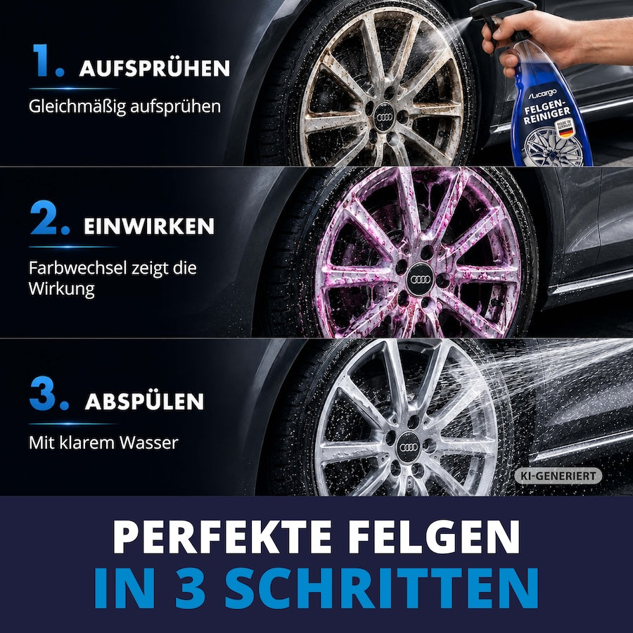 Schnelle & unkomplizierte Anwendung=>Die Reinigung erfolgt einfach und effizient in wenigen Arbeitsschritten. So erzielst Du ohne großen Aufwand ein professionelles Reinigungsergebnis.