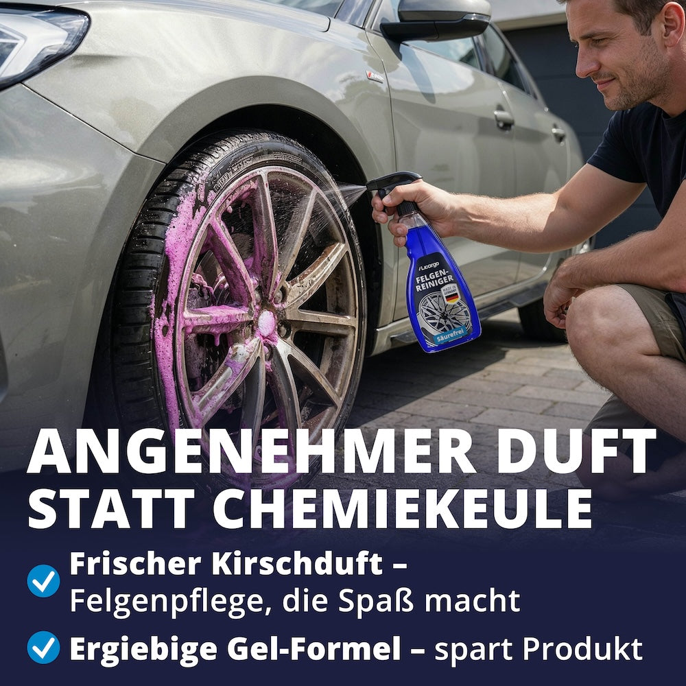 Frischer Duft statt Chemiekeule=>Die durchdachte Formel mit frischem Kirschduft ermöglicht eine angenehme Anwendung ohne unangenehmen Geruch.