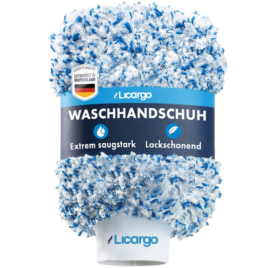 Für anspruchsvolle Autopflege=>Unser Waschhandschuh zeichnet sich durch hochwertige Materialien und eine durchdachte Verarbeitung aus. Er wurde entwickelt für alle, die Wert auf Qualität und Langlebigkeit legen!