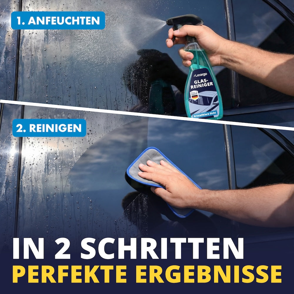 Klare Sicht in Rekordzeit=>Mach’s Dir leicht: Mit dem Scheiben Set Plus "Pads" bist Du in wenigen Handgriffen startklar und genießt klare Sicht, entspanntes Fahren und echtes Neuwagen-Feeling.