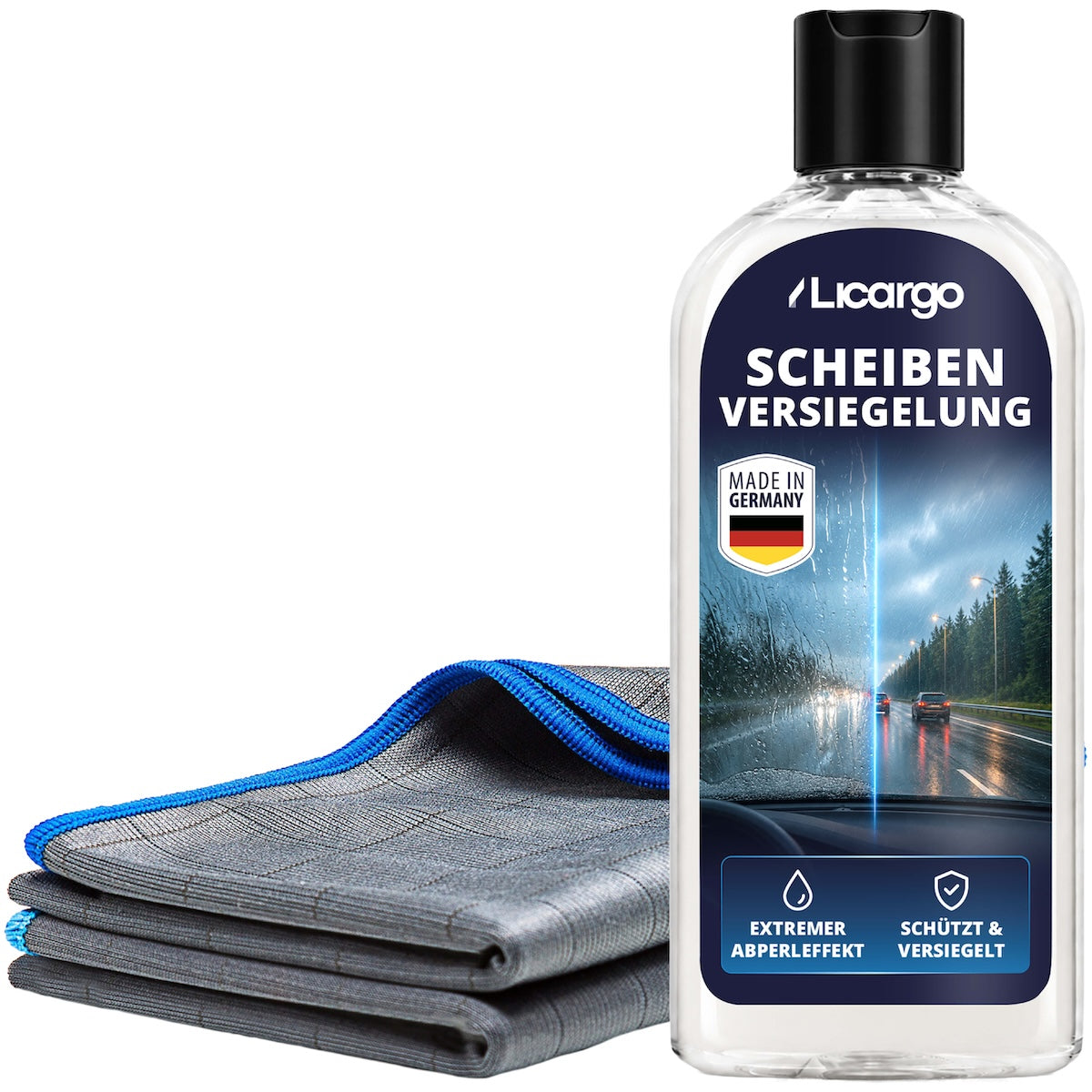 Dauerhaft klare Sicht=>Unsere innovative Versiegelung sorgt für makellose Sicht bei Regen, Schnee und Dunkelheit – einfach anzuwenden, extrem effektiv und mit Schutz, der wochenlang anhält.